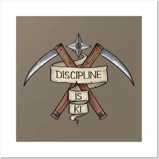 Monk - Discipline Is Ki Posters and Art